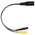 DG-LAB - elektrodų skirstytuvas iš 2,5 mm lizdo į 2 mm (juodas)