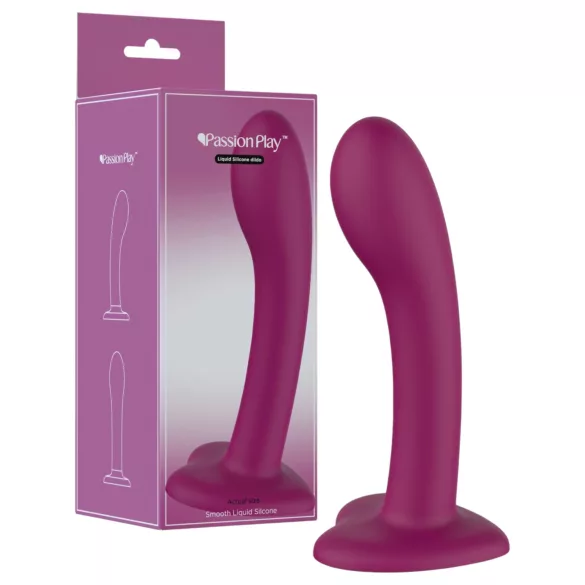 Passion Play - skystos silikoninės medžiagos dildo (violetinis)