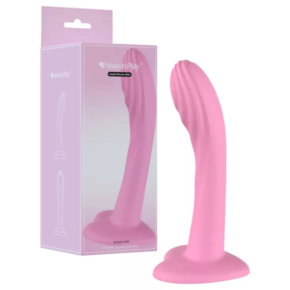 „Passion Play“ - skystojo silikono dildo (rožinis)