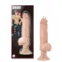 Blush Bad Boy - vibratorius su auskarais - 33 cm - kūno spalvos