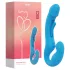 Honey Play Box Harmony Duo - prisegamas vibratorius su liežuviu - mėlynas
