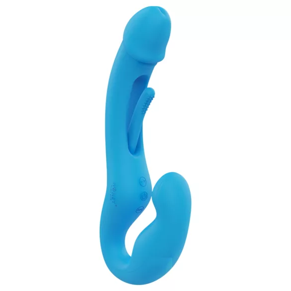 Honey Play Box Harmony Duo - prisegamas vibratorius su liežuviu - mėlynas