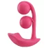 Honey Play Box Melody - vibratorius su rutuliukais, 2in1, raudonas
