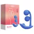 Honey Play Box Melody - dvigubas vibratorius su rutuliukais - mėlynas