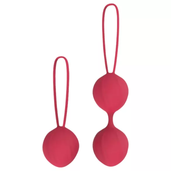 Cotoxo Cherry - geiša kamuoliukų rinkinys 2 vnt - raudona