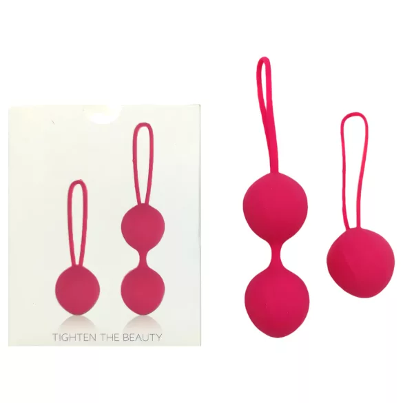 Cotoxo Cherry - geiša kamuoliukų rinkinys 2 vnt - raudona