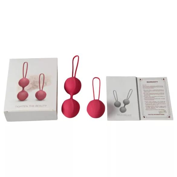Cotoxo Cherry - geiša kamuoliukų rinkinys 2 vnt - raudona