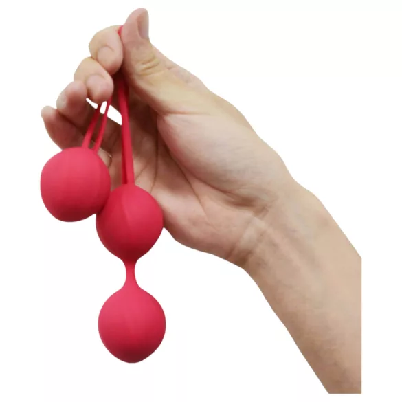 Cotoxo Cherry - geiša kamuoliukų rinkinys 2 vnt - raudona