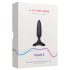 LOVENSE Hush 2 XS - mažasis įkraunamas analinis vibratorius (25mm) - juodas