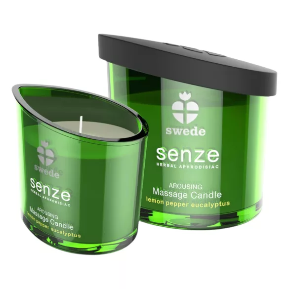 Swede Senze - masažinė žvakė - eukaliptas, citrina - 50 ml