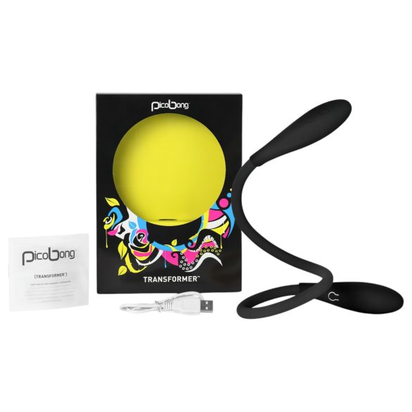 Picobong Transformer - vandeniui atsparus unisex vibratorius (juoda)