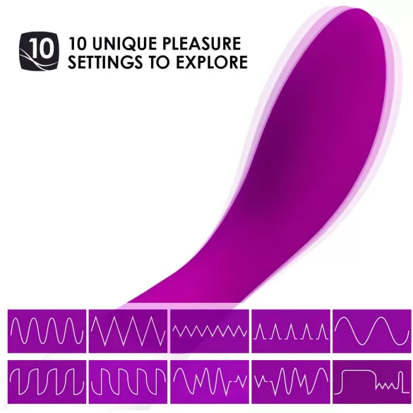 LELO Mona Wave - G taško vibratorius - vandeniui atsparus - violetinis