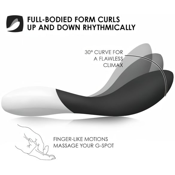 LELO Mona Wave - G taško vibratorius - atsparus vandeniui - juodas