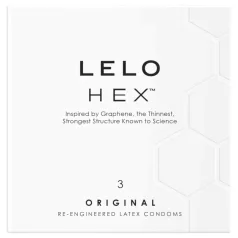   LELO Hex Original - prezervatyvai - ploni lateksiniai - 3 vnt