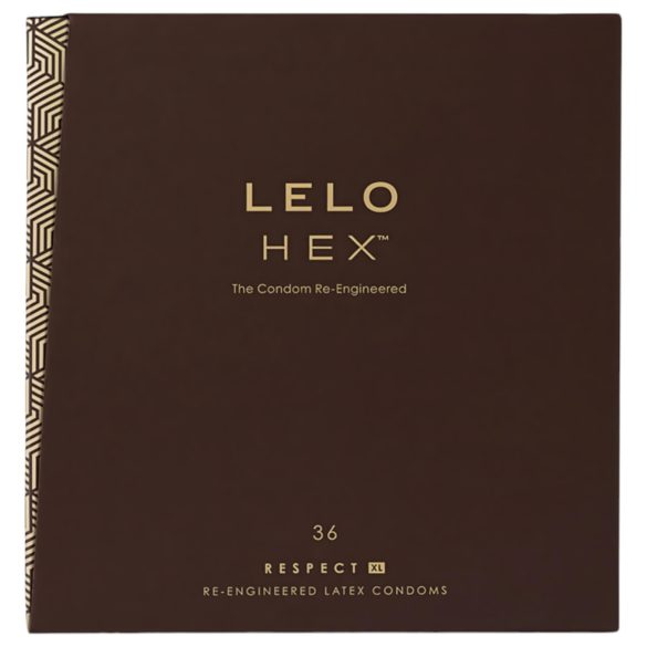 LELO Hex Respect XL - prezervatyvai XL dydžio - 36 vnt