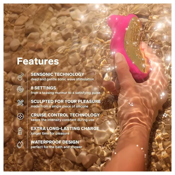 LELO Sona Cruise - klitorio stimuliatorius su bangomis - vyšninė