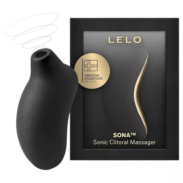 LELO Sona - klitorinis stimuliatorius - bangų technologija - juodas