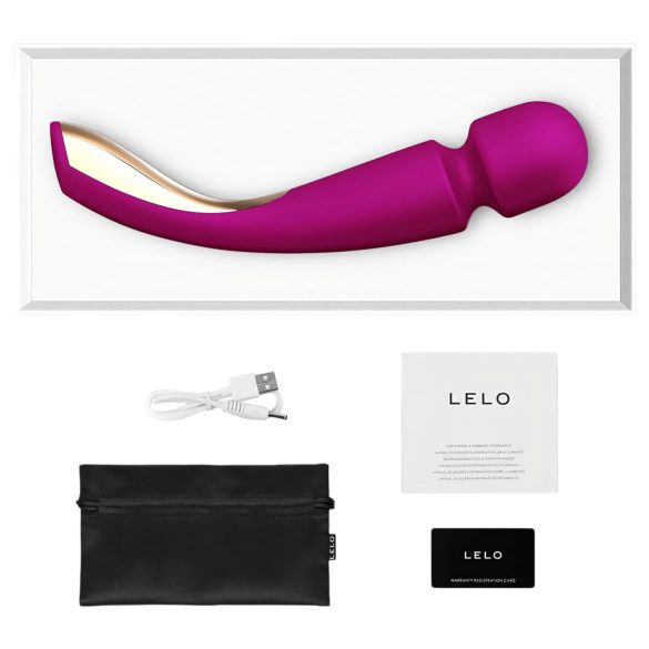 LELO Smart Wand 2 - didelis - įkraunamas masažuoklis (violetinė)
