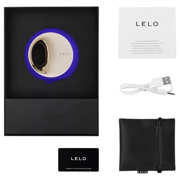 LELO Ora 3 - klitorio vibratorius ir oralinio sekso simuliatorius - mėlynas