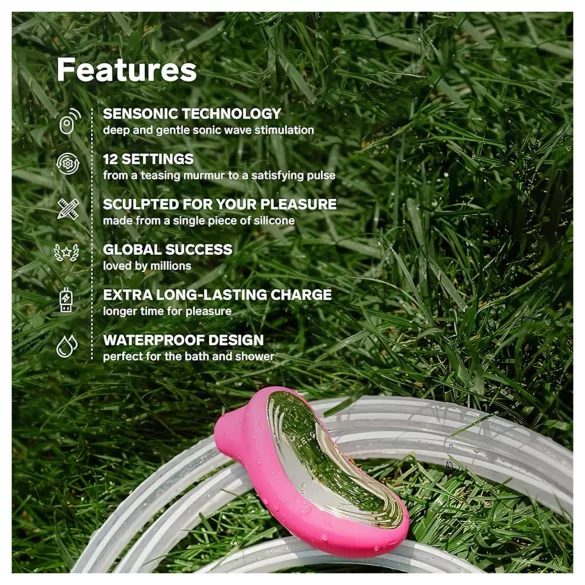 LELO Sona 2 - klitorio stimuliatorius bangomis - juodas