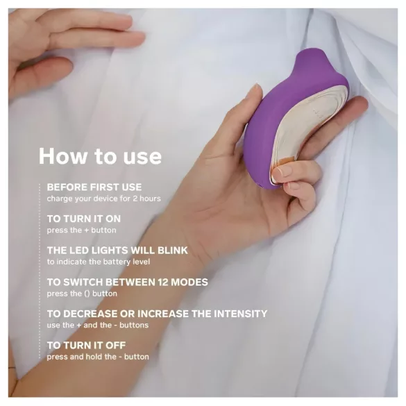 LELO Sona 2 Cruise - klitorio stimuliatorius su bangomis - juodas