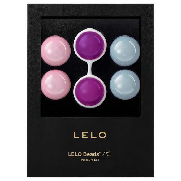 LELO Beads Plus – įvairių variantų geišos kamuoliukų rinkinys