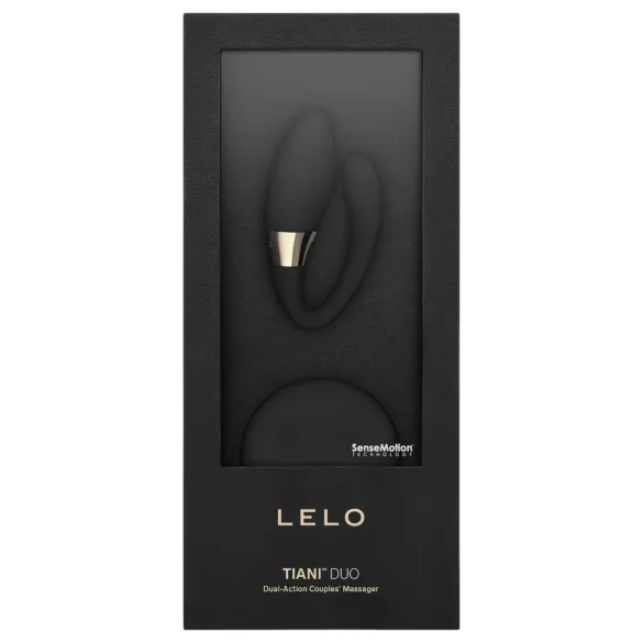 LELO Tiani Duo - poros vibratorius - silikonas - juodas