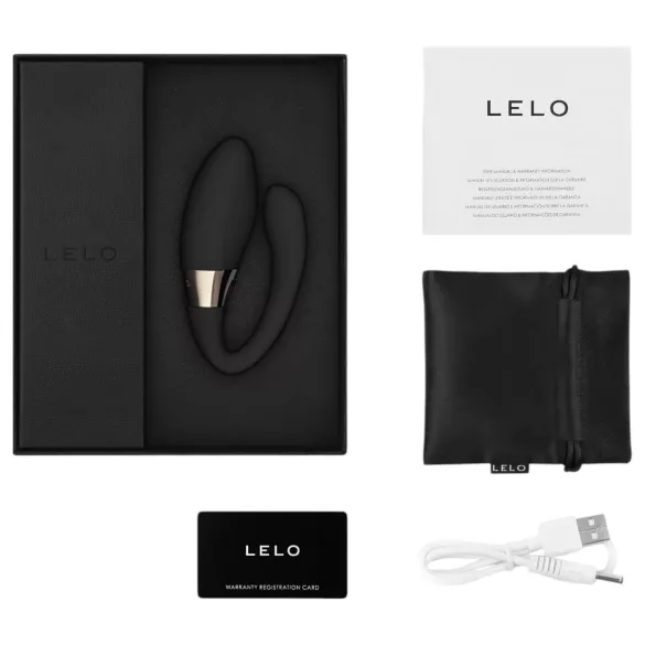 LELO Tiani Harmony - programėle valdomas porų vibratorius (juodas)