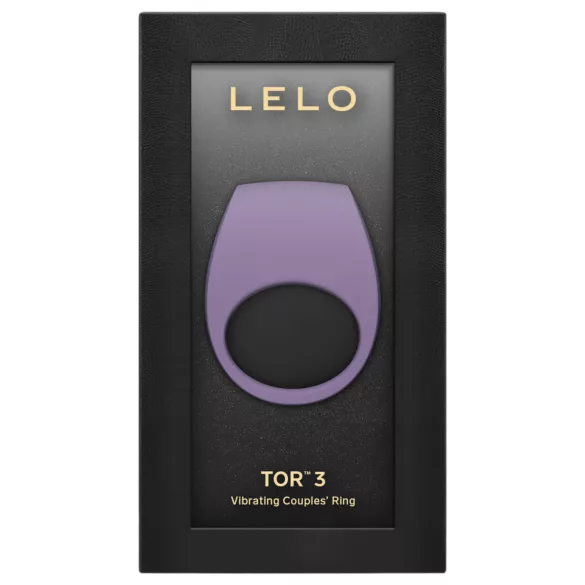 LELO Tor 3 - programėle valdoma vibruojanti penio mova vyrams (violetinė)