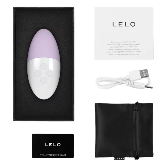 LELO Siri 3 - klitorio vibratorius su garso aktyvavimu - violetinis