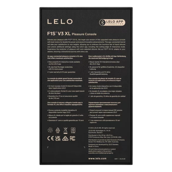 LELO Siri 3 - klitorio vibratorius su garso aktyvavimu - violetinis