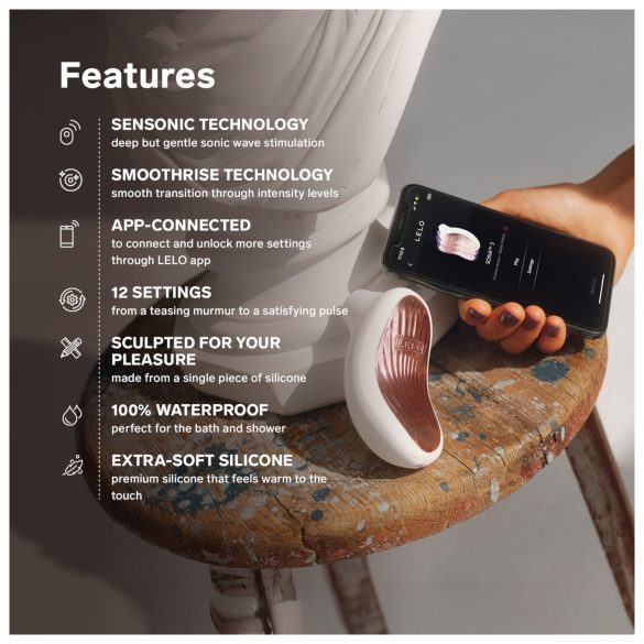 LELO Sona 3 - klitorinis stimuliatorius su garso bangomis - violetinis