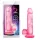 B Yours Sweet N Hard 4 - dildo su sėklidėmis - 18 cm rožinis