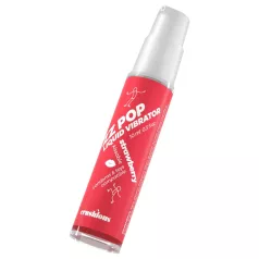   Crushious ZZ POP - valgomasis skystasis vibratorius, braškių (10 ml)