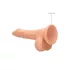 RealRock Dong 7 - realistiškas dildo su sėklidėmis 17cm - kūno spalvos
