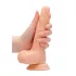 RealRock Dong 7 - realistiškas dildo su sėklidėmis 17cm - kūno spalvos