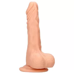   RealRock - dildo su sėklidėmis - realistiškas 20cm - kūno spalvos