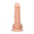 RealRock - dildo su sėklidėmis - realistiškas 20cm - kūno spalvos