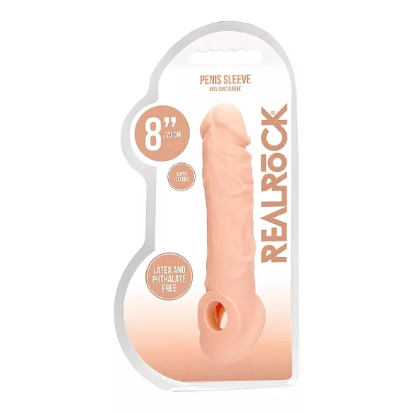 RealRock - penio mova - 21 cm - kūno spalvos