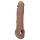 RealRock - penio mova - 21 cm - tamsi natūrali spalva