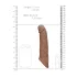 RealRock - penio mova - 21 cm - tamsi natūrali spalva