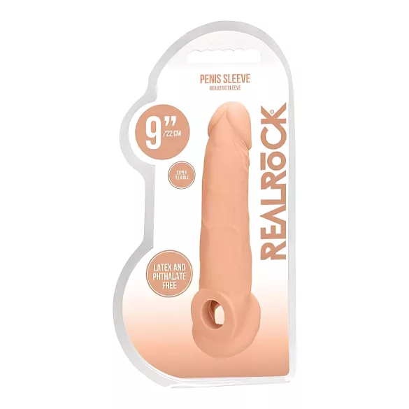 RealRock - penio mova - 21,5 cm - kūno spalvos
