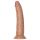 RealRock Slim - tikroviškas dildo 15,5 cm (tamsi natūrali spalva)