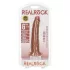 RealRock Slim - realistiškas dildo 15,5 cm - tamsi kūno spalva