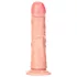 RealRock - realistiškas dildo su siurbtuku - 15,5 cm natūralios spalvos