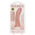 RealRock - tikroviškas siurbtuko dildo - 15,5 cm (natūralus)