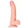 RealRock - realistiškas dildo su siurbtuku - 15,5 cm natūralios spalvos