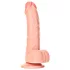 RealRock - realistiškas dildo su siurbtuku - 15,5 cm natūralios spalvos
