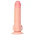 RealRock - realistiškas dildo su siurbtuku - 15,5 cm natūralios spalvos