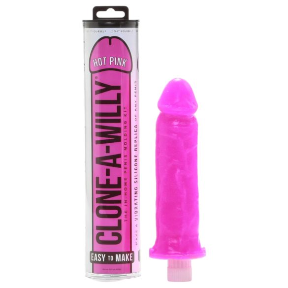Clone-a-Willy - varpos kopijavimo rinkinys su vibratoriumi (rožinis)